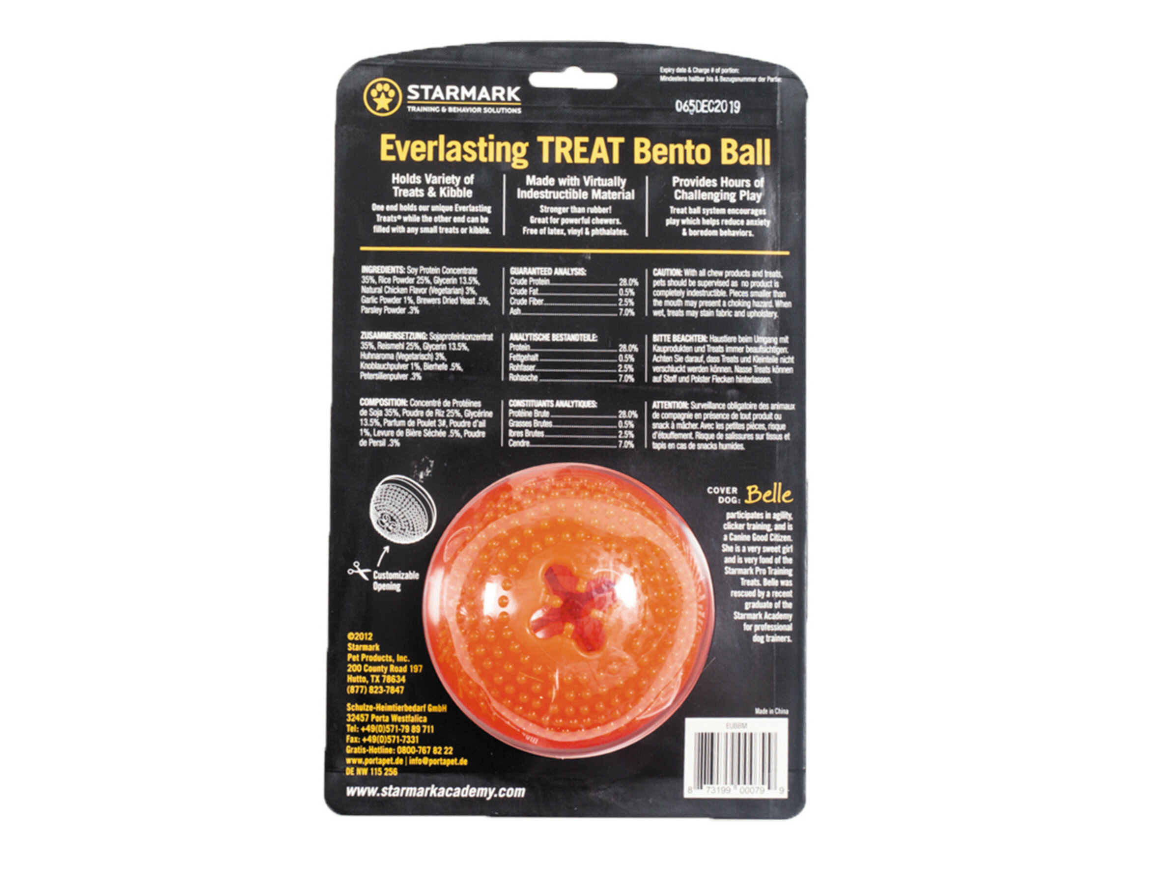 Starmark Everlasting Treat Bento Ball 9cm M Bopets