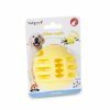 Speelgoed hond TPR bal Yellow Vanilla 8cm