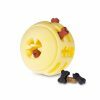 Speelgoed hond TPR bal Yellow Vanilla 8cm