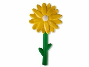 Speelgoed hond latex madelief 22cm