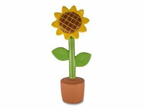 Speelgoed hond latex zonnebloem 25cm