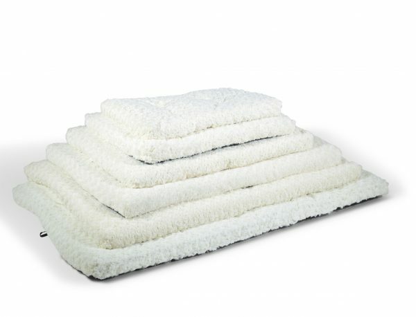 Platte matras crème voor Premium draadkooi 54x32cm