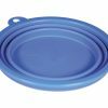 Reis eetpot silicone blauw 17cm