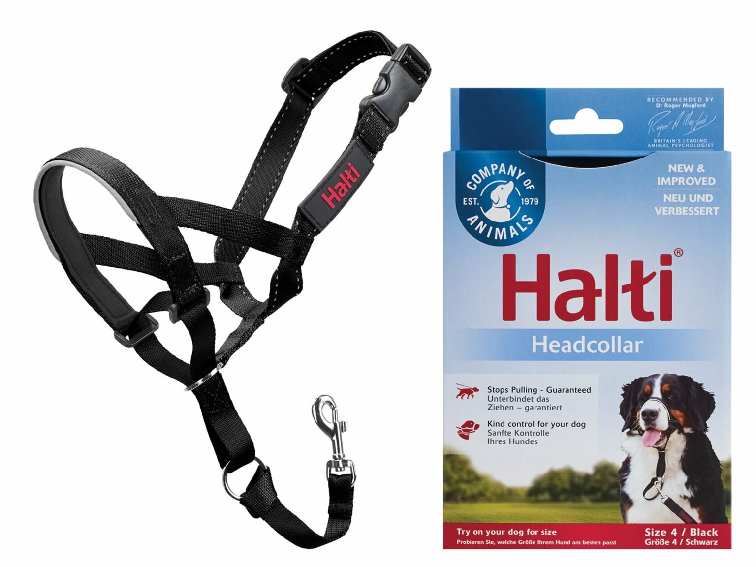 HALTI Headcollar Zwart 2 Bopets