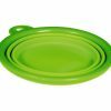 Reis eetpot silicone groen 13cm