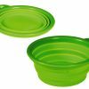 Reis eetpot silicone groen 13cm