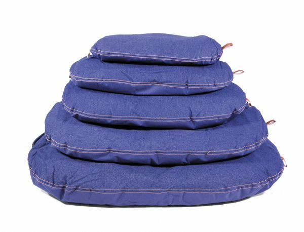 Kussen Bluedenim donkerblauw 57x37cm
