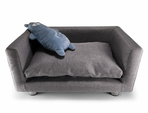 Canapé stof Oscar grijs 60x36x30cm S