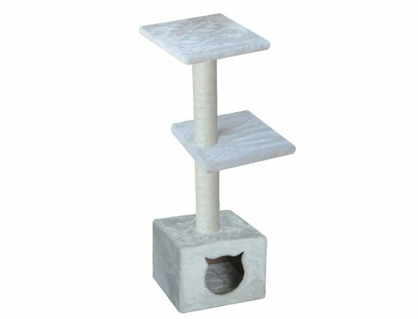 Kattenklim Classic 4 Snowy wit 37x37x109cm