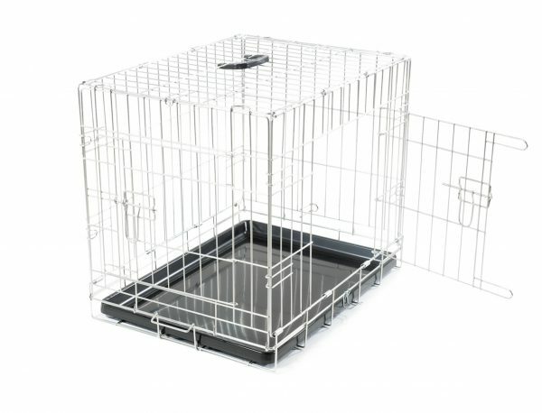 Draadkooi opvouwbaar Classic zilver  63x44x50cm