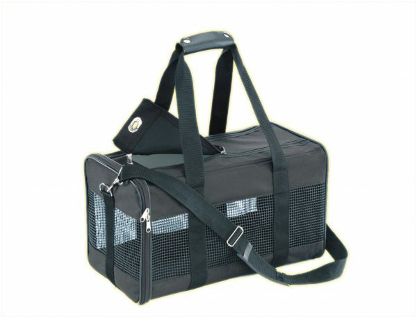 Transport nylon zwart 48x27x25cm  S
