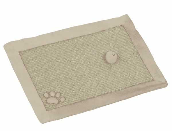 Krabtapijt sisal beige/wit 100x60cm