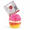 Speelgoed hond vinyl pieper cupcake roze 8cm