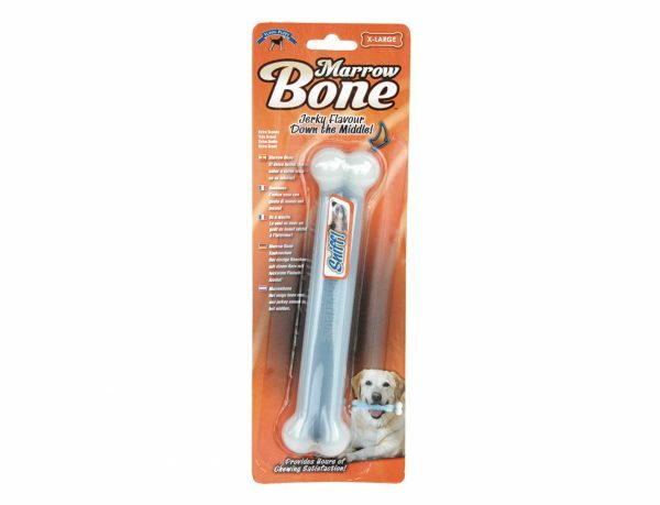 Speelgoed hond Marrow been jurkey wit Ø3x19cm XL