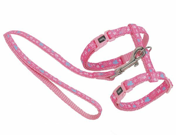 HA&LB kat Charm 10mm 30/35 cm - 120cm roze
