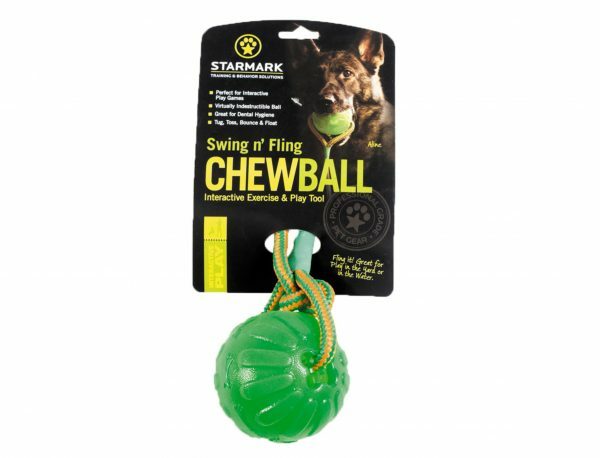 Starmark Swing n Fling Chew ball 9x9x46cm L