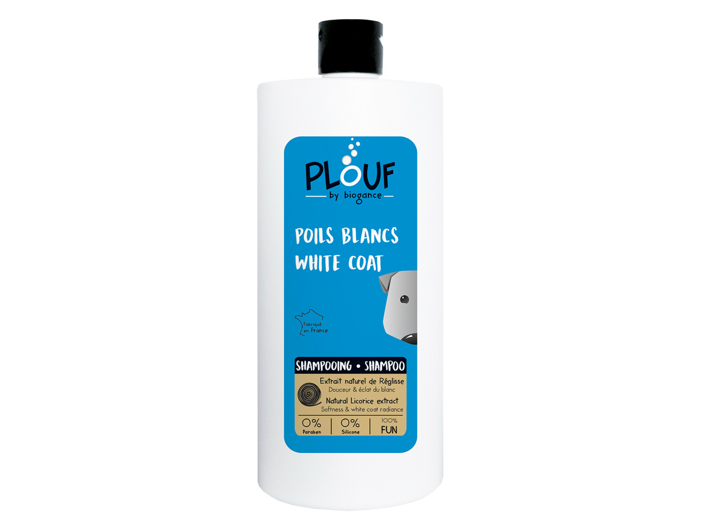 PLOUF Hond Witte Vacht 400 Ml |