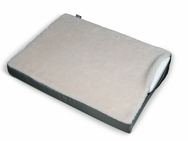 Matras Memory Foam grijs pluche 120x80x8cm