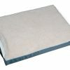 Matras Memory Foam grijs pluche 120x80x8cm