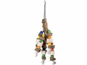 Speelgoed vogel met koord en blokken 50cm