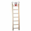 Speelgoed vogel hout ladder 7 sporten 75x19 cm