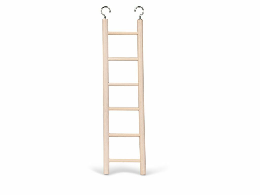 Speelgoed Vogel Hout Ladder 6 Sporten 28x7 Cm |