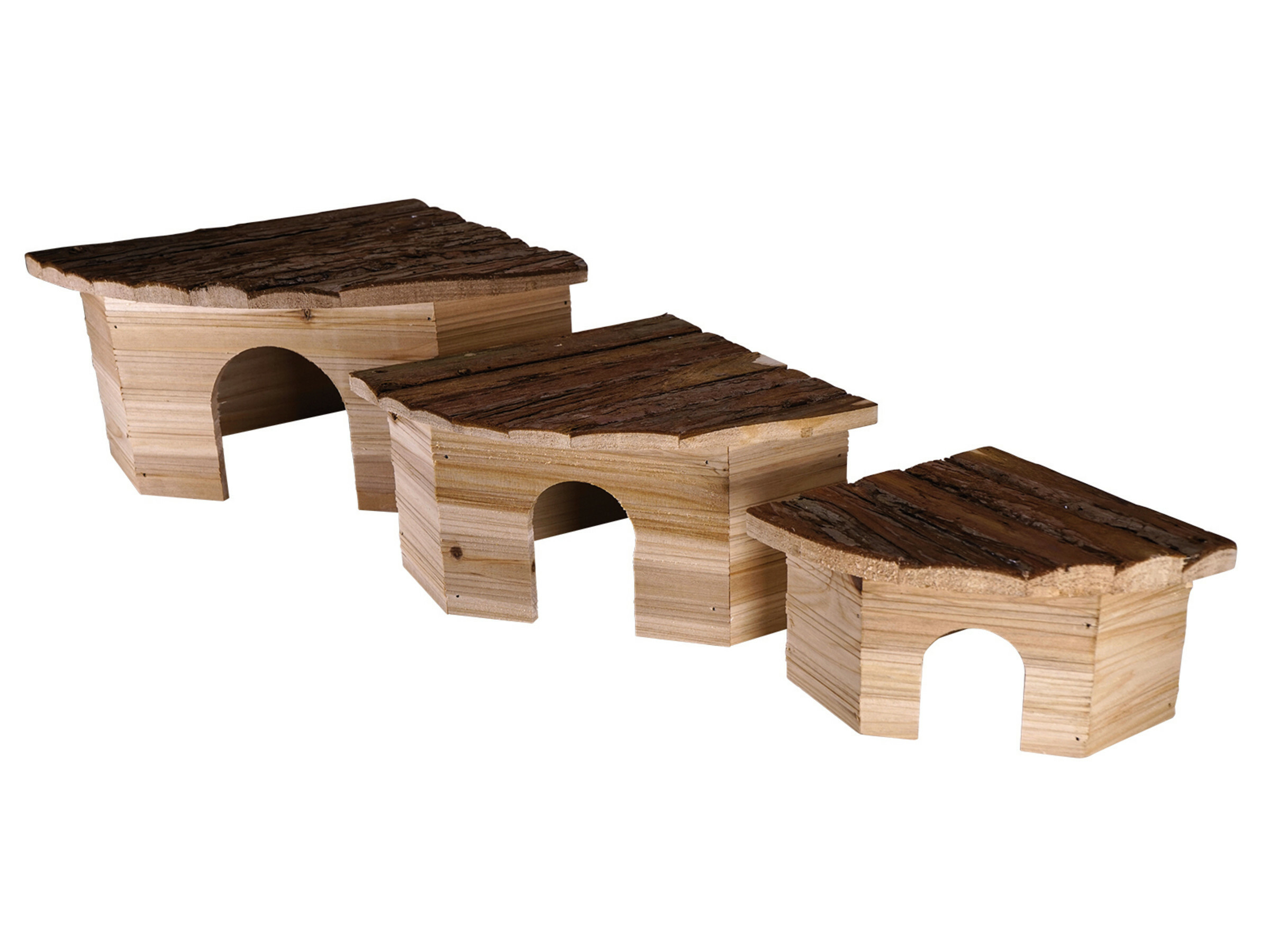 Theoretisch module snijder Knaagdierhuis Hout Leli 21x15x10cm | Bopets