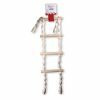 Speelgoed vogel touwladder 4 sporten 66cm