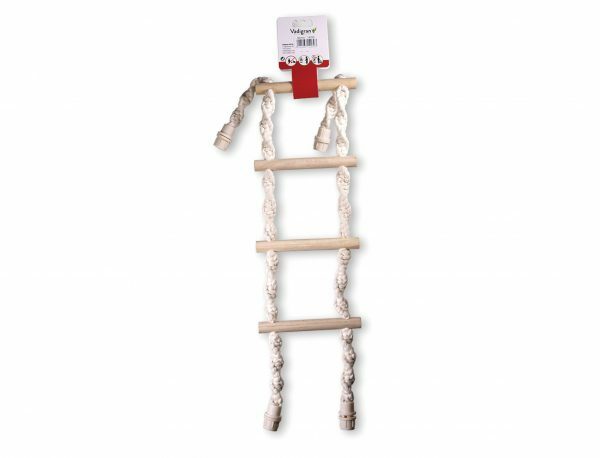 Speelgoed vogel touwladder 4 sporten 66cm