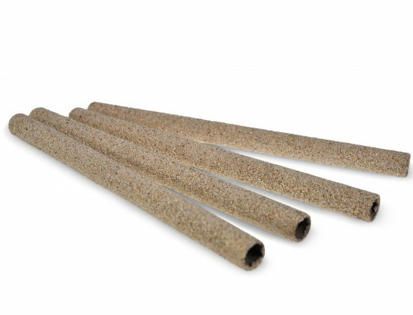 Zand omhulsel zitstokjes 4 pcs nat. 19cm