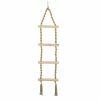 Speelgoed vogel sisal touwladder 4 sporten 73cm