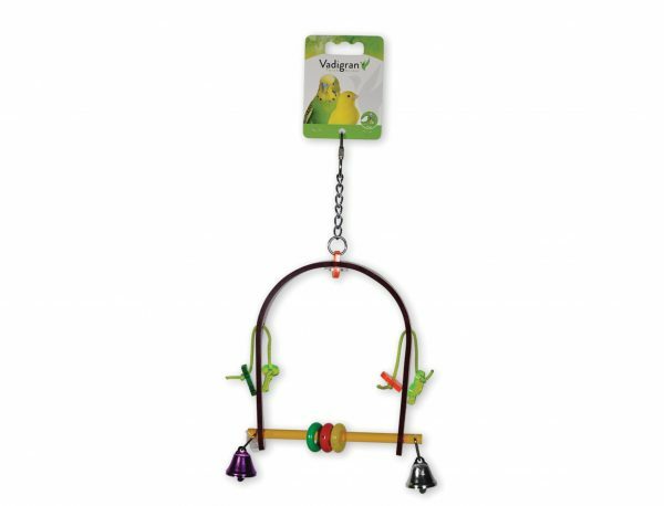 Speelgoed vogel plexi Swing multikleur 26cm