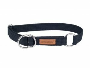 Ami Halsband Cotton Half-check zw. 26-40cmx20mm M