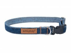 Ami Halsband Denim aanpasb. marine 45-70cmx25mm XL