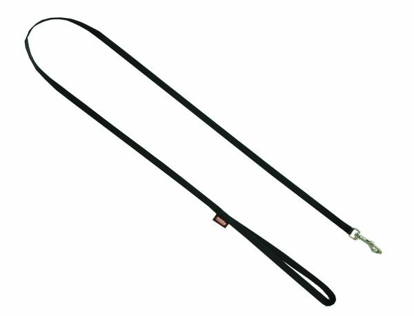 Leiband hond nylon Classic zwart 20mmx120cm