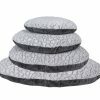 Kussen Mounty Ice grijs/antraciet 120x75x12cm