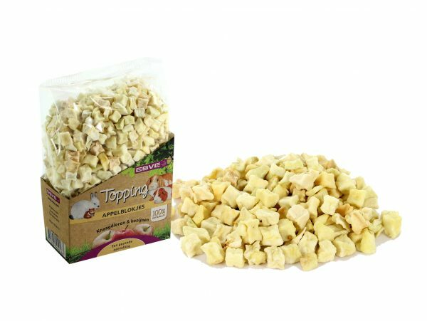 ESVE Topping Appelblokjes Knaagdier 100g