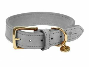 Halsband hond Nubu grijs 55cmx30mm XL