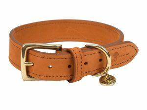 Halsband hond Nubu lichtbruin 50cmx30mm L