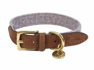 Halsband hond Blend lichtgrijs 50cmx20mm L