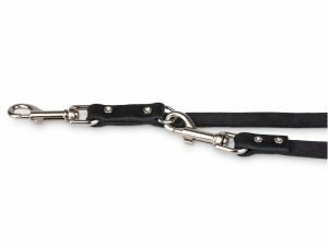 Politie Leiband geolied leder zwart 200cmx18mm M-L