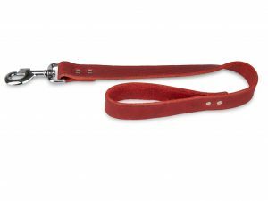 Leiband geolied leder rood 50cmx25mm XL