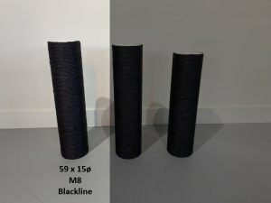 Sisalpaal 59x15 M8 BLACKLINE