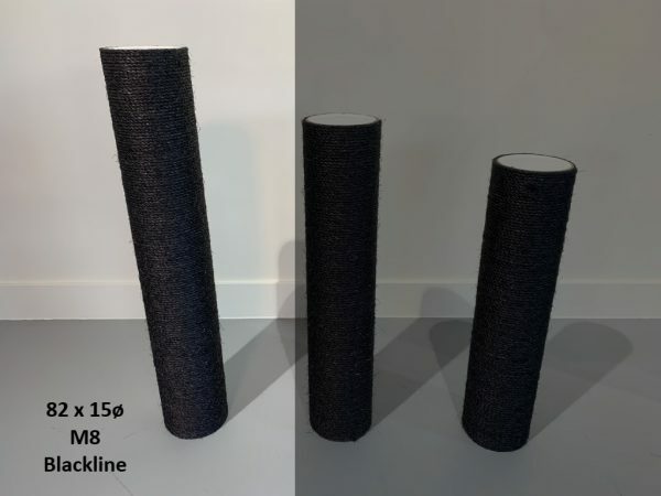 Sisalpaal 82x15Ø M8  BLACKLINE