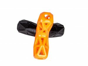 Speelgoed hond TPR Orange Fun ster 13cm