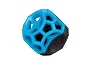 Speelgoed hond TPR Blueberry Fun bal 8,5 cm