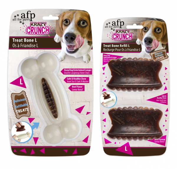 AFP Krazy Crunch-Treat Bone Refill L 2 pack