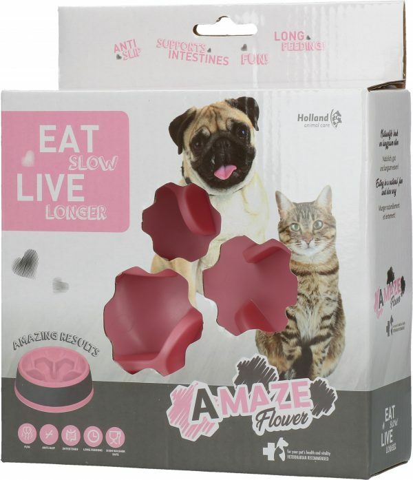 Eat Slow Live Longer Amaze Flower Pink S