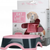 Eat Slow Live Longer Amaze Pinwheel Pink M