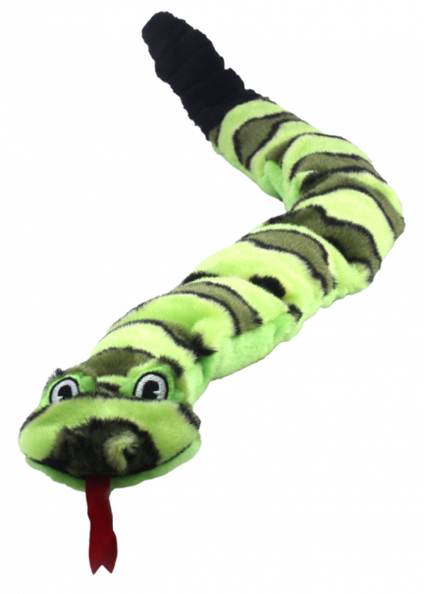 Invinc Snake Green/Black 6x Squeak